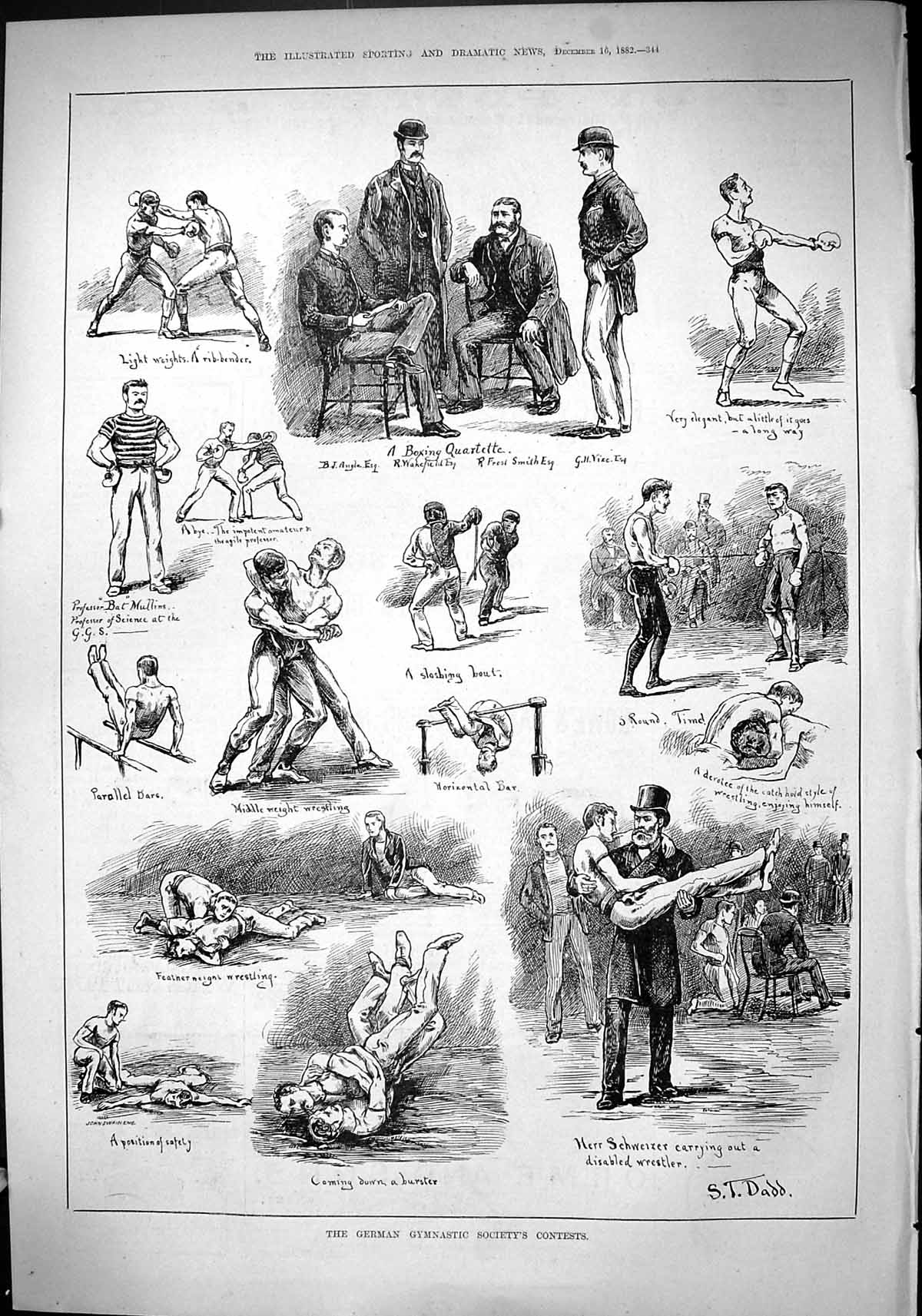 Old Sport 1882 German Gymnastic Society Yize Wakefield Angle Mullins Victorian