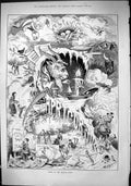 Old Notes The Month 1882 Smithfield Club Cattle Show Goat Candle Chri Victorian