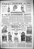 Antique Print 1882 Henry Potter Music Instruments Maple Furniture Coope Tea
