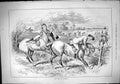 Old Sport 1883 Force Example Horses Hunting Refusing Fence John Swain Victorian