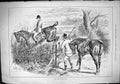 Old Sport 1883 Horses Hunting Jumping Wire Fence Gate Huntsmen Swain Victorian