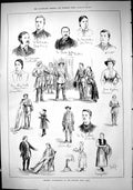 Old 1883 Amateur Performance Kilburn Town Hall Dickens Macmillan Mart Victorian