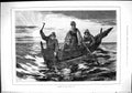 Antique Old Print Sport 1883 Fishing North Sea Fish Boat Sunlight Fine Art 19th