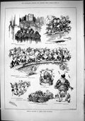 Old 1883 School Children Drury Lane Patomime Theatre Entertainment La Victorian