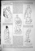 Old 1883 Captious Critic Bob Acres Edmond O'Donovan Drury Lane Theatr Victorian