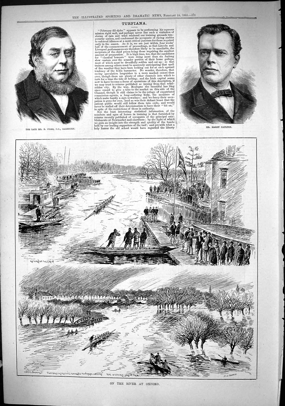 Old Sport 1884 University Boat Race Oxford Figes Salisbury Harry Paul Victorian