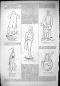 Antique Old Print 1883 Captious Critic Theatre Toole Billington Illustration