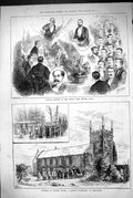 Old 1883 Dinner Grove Park Rowing Club Funeral Samuel Styles Waterman Victorian