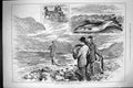Old 1883 Salmon Fishing Pass Brander Fish Angling Scotland Mountains Victorian