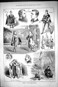 Old 1883 Scene Cymbia Strand Theatre Princess Rhaadar Burbos King Aut Victorian