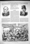 Old 1883 Portrait Reverend John Russell Prince Batthyany Irish Wake C Victorian