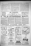 Old 1883 Advertisement Cooper Lea Perrins Sauce Bensons Watch Ramsome Victorian