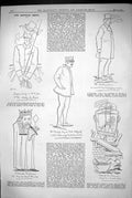 Old Antique Print 1883 Captious Critic Theatre Phillip King Card Tricks 19th