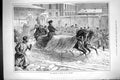 Original Old Antique Print 1883 Emperor Russia Droshky Horses Transport Coach