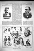 Old 1883 Portrait Lawford Lord Harris Handel Festival Rehearsal Music Victorian
