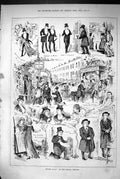 Old 1883 Scene Silver Guilt Strand Theatre Professor Bruce Righton Br Victorian