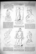 Original Old Antique Print 1883 Captious Critic Toole Russian Waxwork Victorian