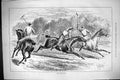 Original Old Antique Print 1883 Polo Ponies Horses Sport Sportsmen Victorian
