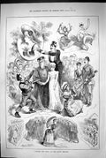 Original Old Antique Print 1883 Scene Virginia Paul Gaiety Theatre Actors 19th