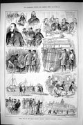 Old 1883 Trial Trip Great Eastern Railway Steamship Norwich Park Ston Victorian