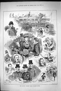 Old 1883 Railway Clearing House Athletic Sport Reid Cowie Paine Watts Victorian