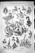 Old 1883 Lady Godiva Procession Coventry Friar Tuck Beadle Town Crier Victorian