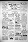 Old 1883 Advertisement Caledonian Railway Cording Hammerless Gun Cuck Victorian