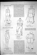 Original Old Antique Print 1883 Captious Critic Theatre Harris Author Freedom