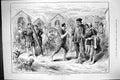 Antique Old Print 1883 Bathing Boulogne France Beach Huts Sea Scene Jellicoe