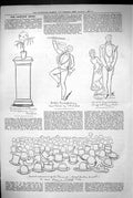 Old Antique Print 1883 Captious Critic John Radcliff Crowe Covent Garden 19th