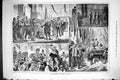 Original Old Antique Print 1883 Emperor Austria Gratz Celebration Victorian
