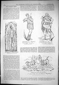 Old Sporting Dramatic News 1883 Captious Critic Theatre Abbey Window Victorian