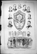 Old Ganly Fenton Leech Johnson Young Banks 1883 Rifle Shooting Elcho Victorian