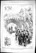 Old Sporting Dramatic News 1883 Grand Fancy Fair Curzon Hall Birmingh Victorian