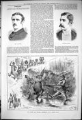 Old 1883 George Alfred Bucklaw Moore Burgess Minstrels St. James'S Ha Victorian