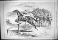 Old Sporting Dramatic News 1883 Lively Horse Racing Jockey Sport Swai Victorian