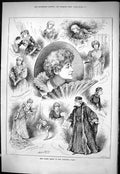 Old Sporting Dramatic News 1883 Ellen Terry Theatre Queen Juliet Ophe Victorian