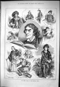 Old Sporting Dramatic News 1883 Henry Irving Merchant Venice Theatre Victorian