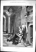 Old Sporting Dramatic News 1883 Hide And Seek Mother Children Fine Ar Victorian