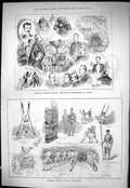 Old Sporting Dramatic News 1883 West-End Rowing Gymnastic Display Pol Victorian