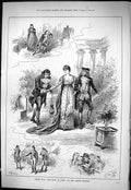 Old Sporting Dramatic News 1883 Scene Lady Lyons Lyceum Theatre Actor Victorian