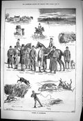 Old Emery Bachs Wagstaff Webb Dyas Stone Cochrane 1883 Hare Coursing Victorian