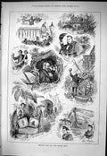 Old Sporting Dramatic News 1883 Lord Mayors Show Indian Car Alderman Victorian