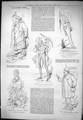 Old Sporting Dramatic News 1883 Captious Critic Irving Theatre Ticket Victorian