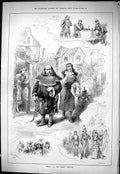 Old Sporting Dramatic News 1883 Scenes Falka Comedy Theatre Actors Sw Victorian