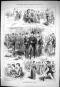 Old Sporting Dramatic News 1883 Royal Shooting Party Banff Scotland H Victorian