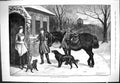 Old Sporting Dramatic News 1883 Squire Horse Game Rabbit Pheasant Dog Victorian