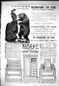 Antique Old Print Sporting Dramatic News 1883 International Fur Store Maple