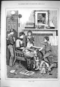 Old Sporting Dramatic News 1884 Nursery Tales Mother Children Reading Victorian