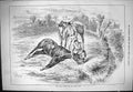 Antique Old Print Sporting Dramatic News 1884 Horse Died Country Field Swain